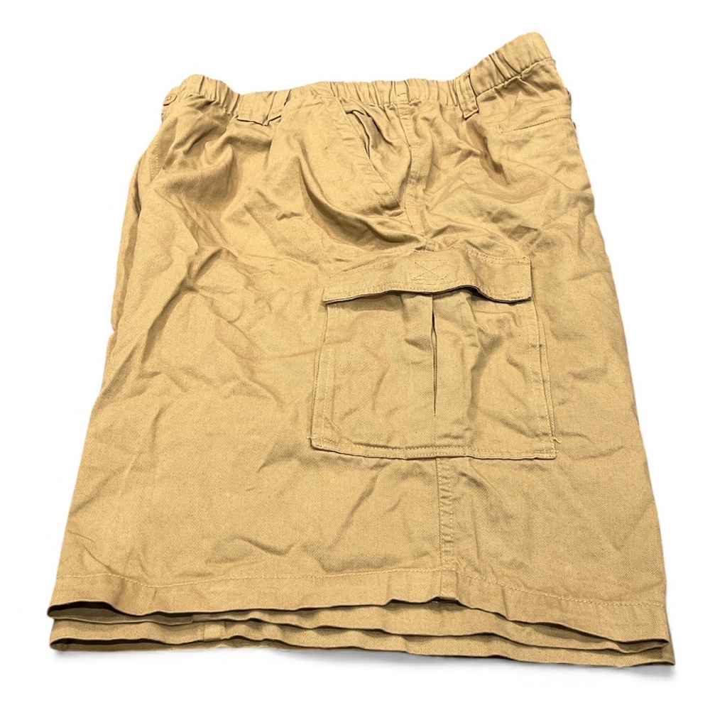 Boulder Creek Mens Cargo Shorts Elastic Waist Outdoor Relaxed Fit 46” Big&Tall